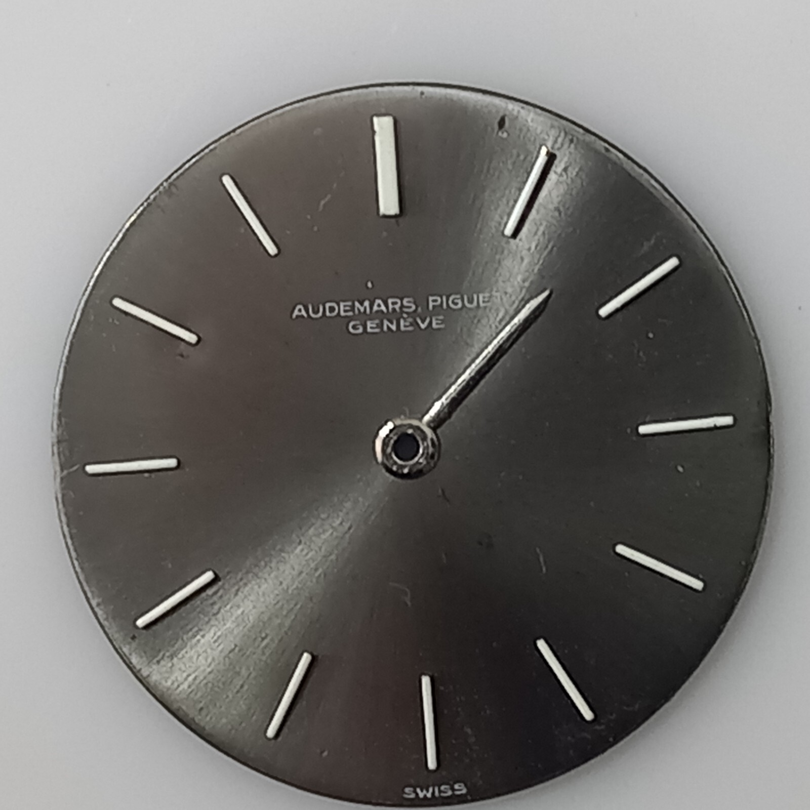 24.5 MM ORIGINAL AUDEMARS PIGUET DARK GREY DIAL WITH HOUR HAND FOR MVT CAL 2003