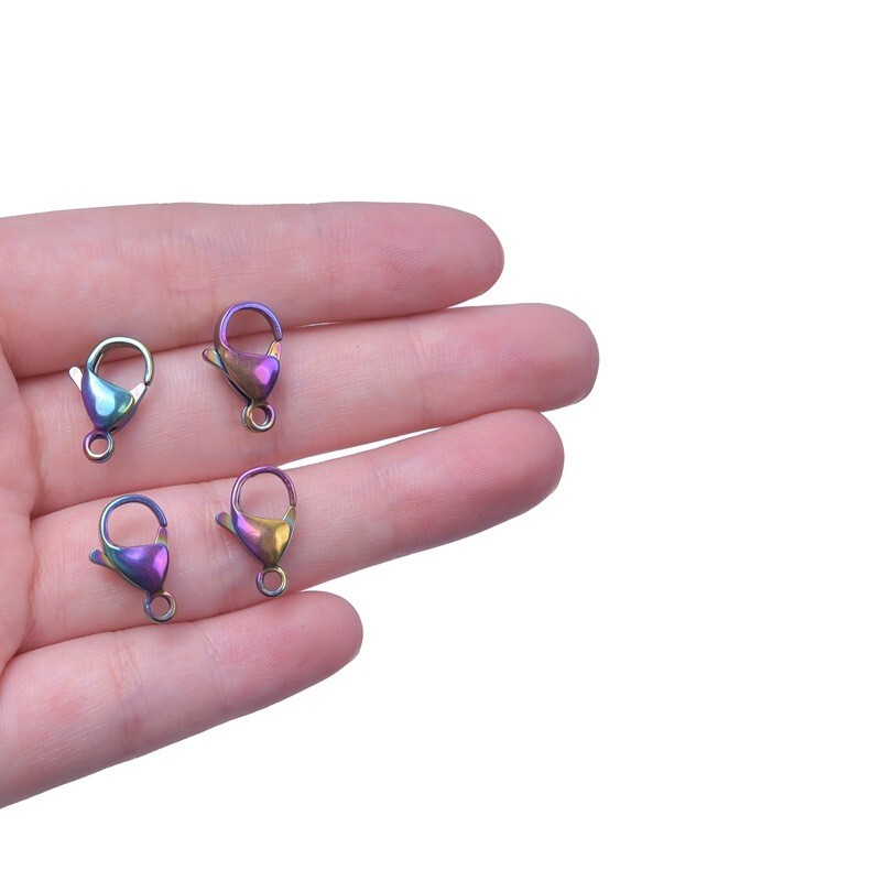 Lobster clasps S.steel Colorful Jewelry Pendant Buckle DIY Jewelry Accessories