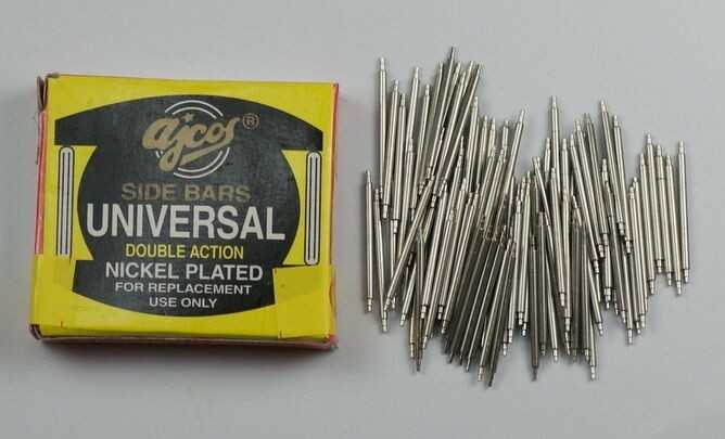 12mm SPRING BARS x100 for watch straps bands fitting parts spares link pins bar