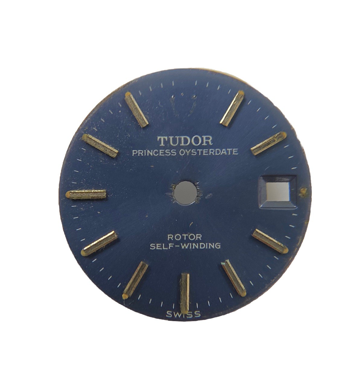 Genuine Tudor Prince Oysterdate Rotor Blue/Silver Cal. ETA 2651/2671 Ladies Dial