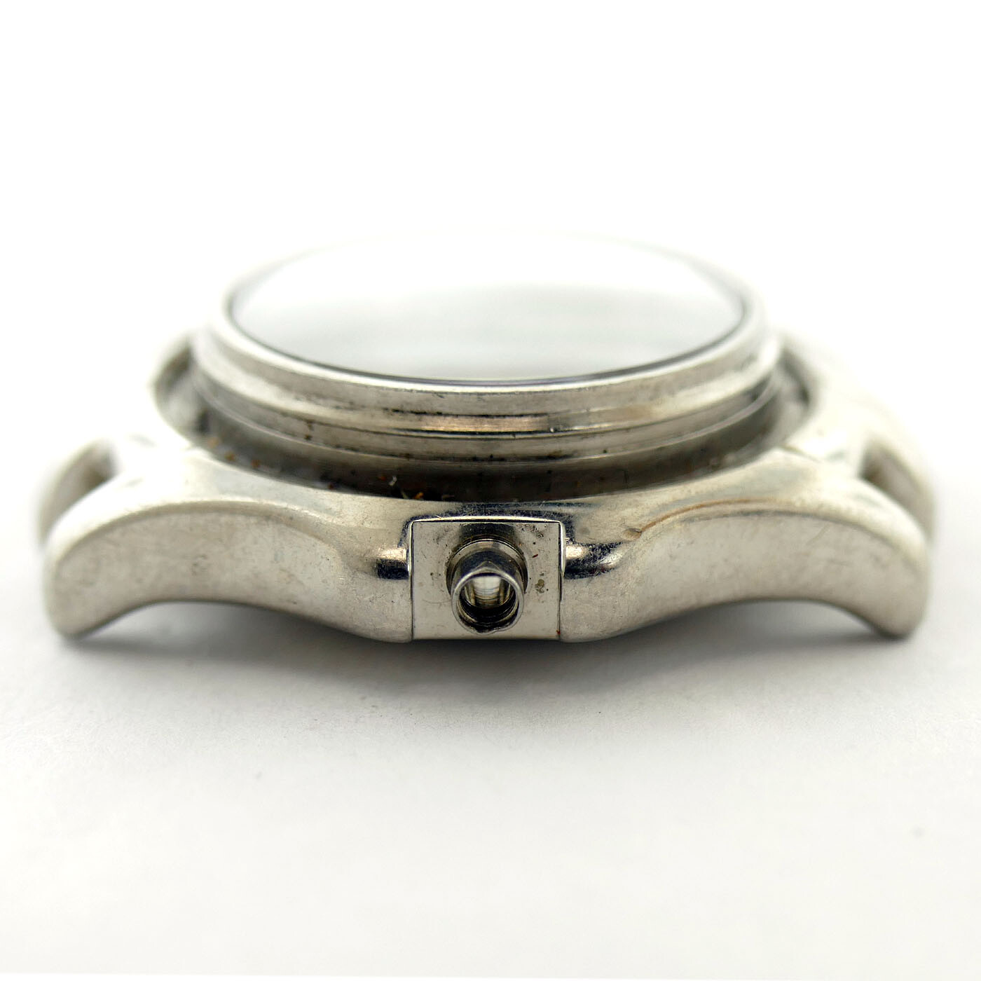 TAG HEUER WT1353 LINK STAINLESS STEEL MIDSIZE WATCH CASE FOR PARTS OR REPAIRS