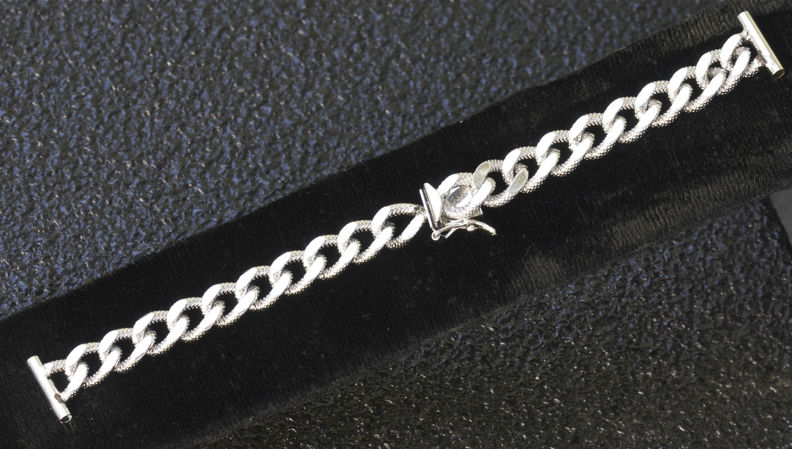 Rare 1960s ladies silver color ID bracelet vintage watch band JB Champion USA