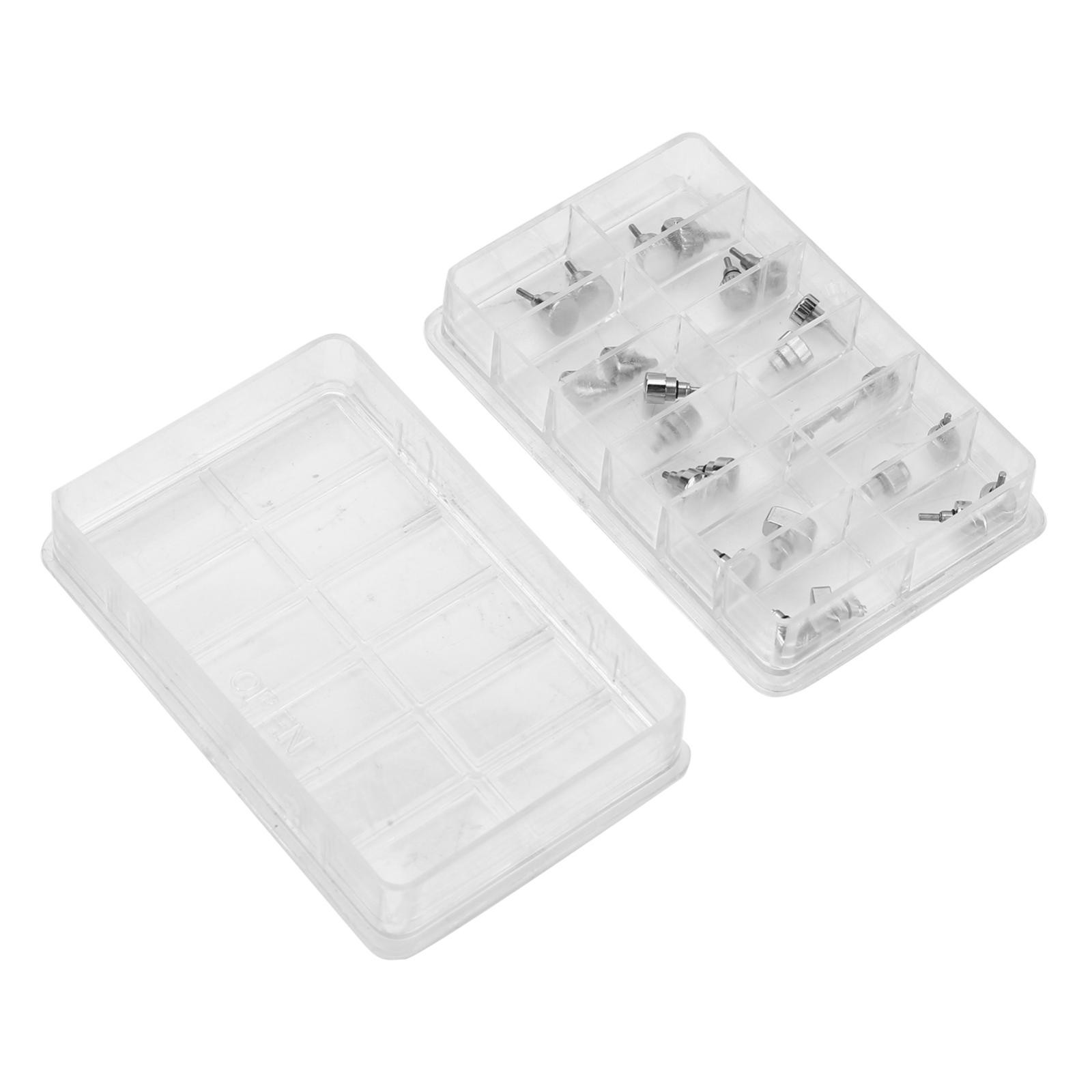 24pcs Waterproof Steel Watch Push Press Button Watchmaker Repair Part Kits