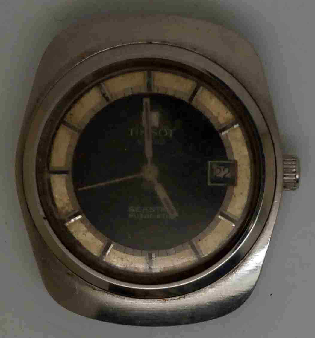 VTG TISSOT SEASTAR Steel Watch. Ref: 44834. Cal: 2481. For Service