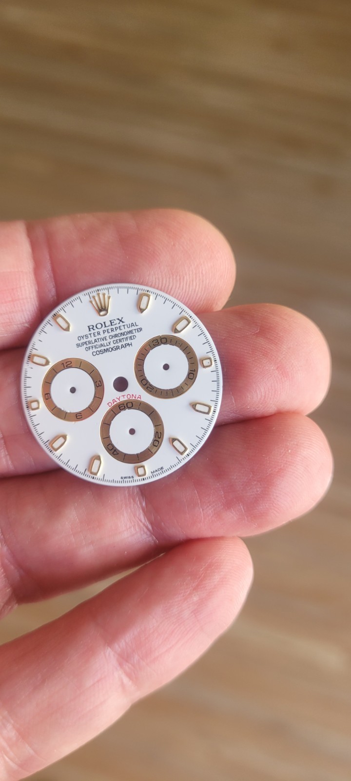 Rolex 100% Genuine Beautiful White Daytona dial for 116523, 116503, 116508, Etc.