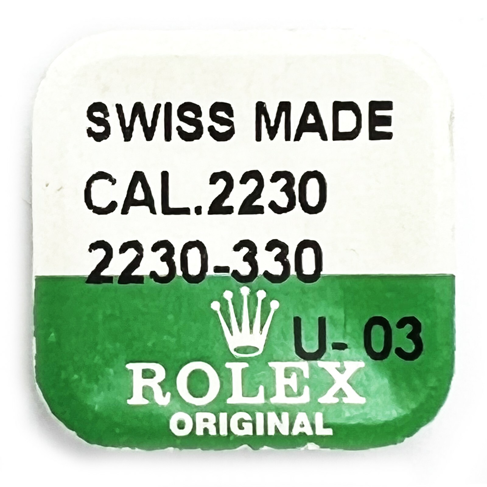 Rolex Caliber 2230 Part 330 Original Great Wheel Pre Owned Excellent Condition
