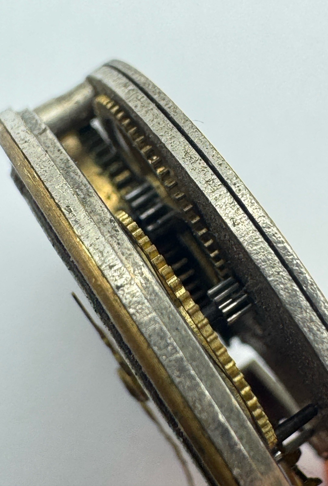 Vintage New England Watch Co Partial Pocket Watch Movement For Parts Or Repair
