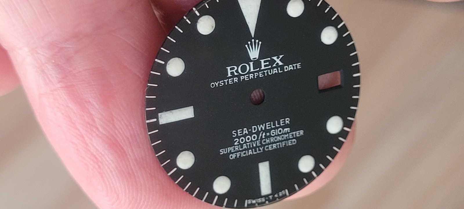 Rolex 100% genuine vintage Sea-dweller 1665 dial in great shape,see all pictures