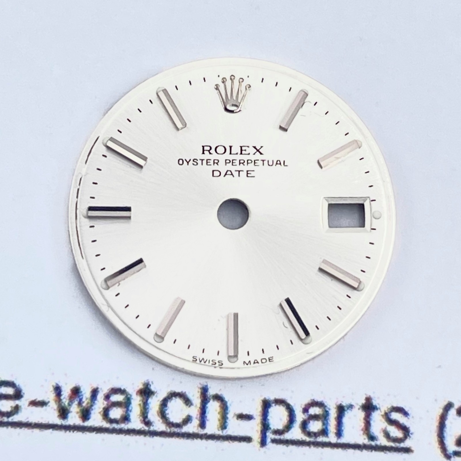 Genuine Rolex Date 26mm Lady Datejust 6917 6916 Stick Baton Silver Dial