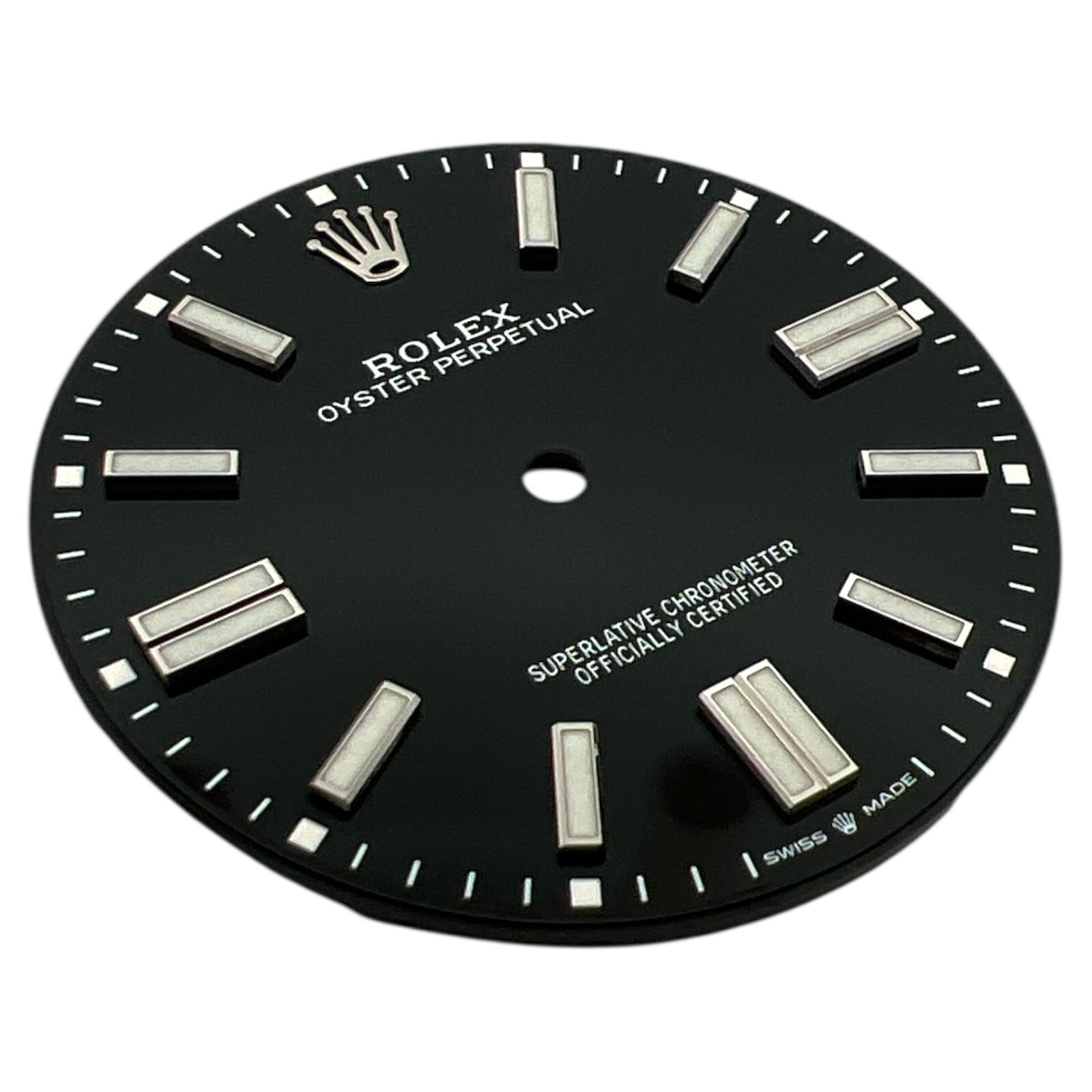 Genuine Rolex Oyster Perpetual 41mm Dial Black & Steel 124300