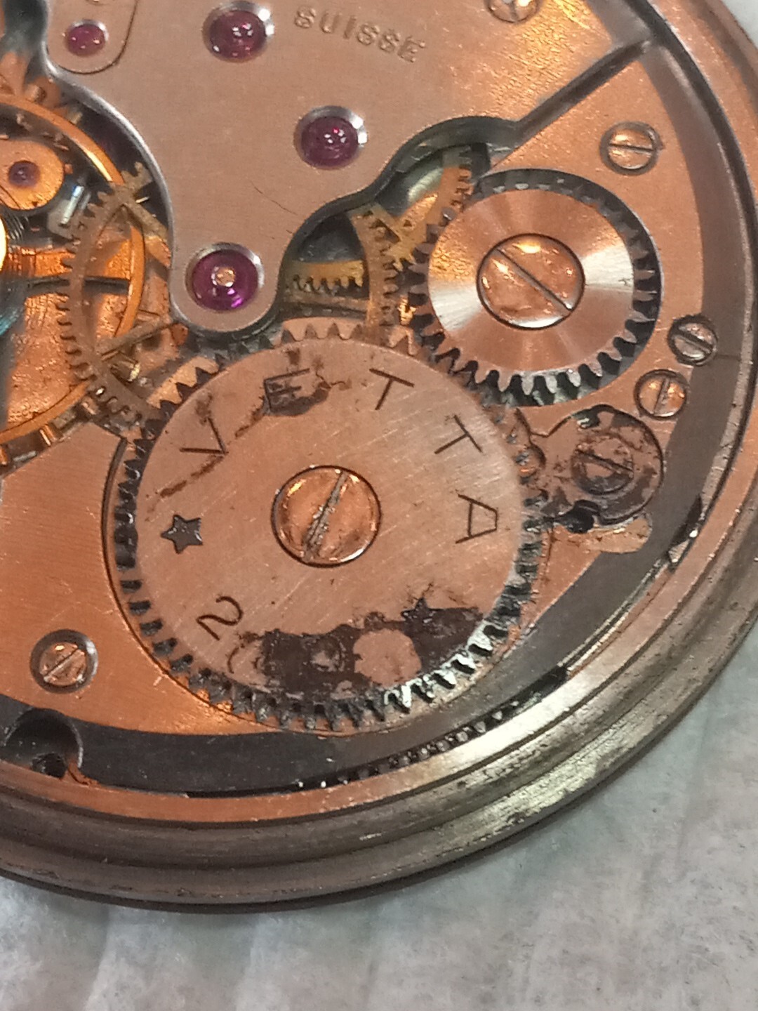 VINTAGE MEN’S VETTA 210 WRIST WATCH MOVEMENT, As Is