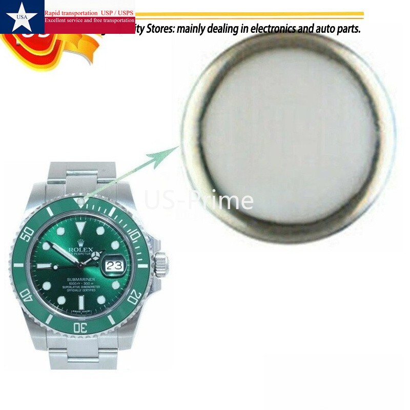PEARL PIP DOT Fits BEZEL INSERT ROLEX SUBMARINER BLUE/ GREEN LUME 116613 116610
