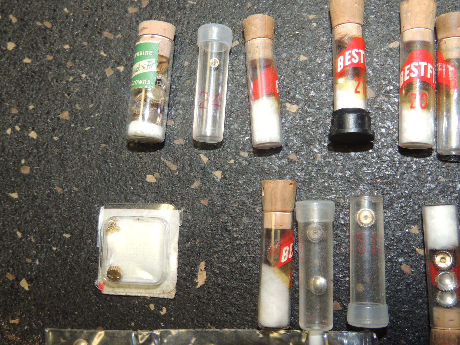 Vintage Watch Parts Kit Lot Bestfit and Other Watch Crowns