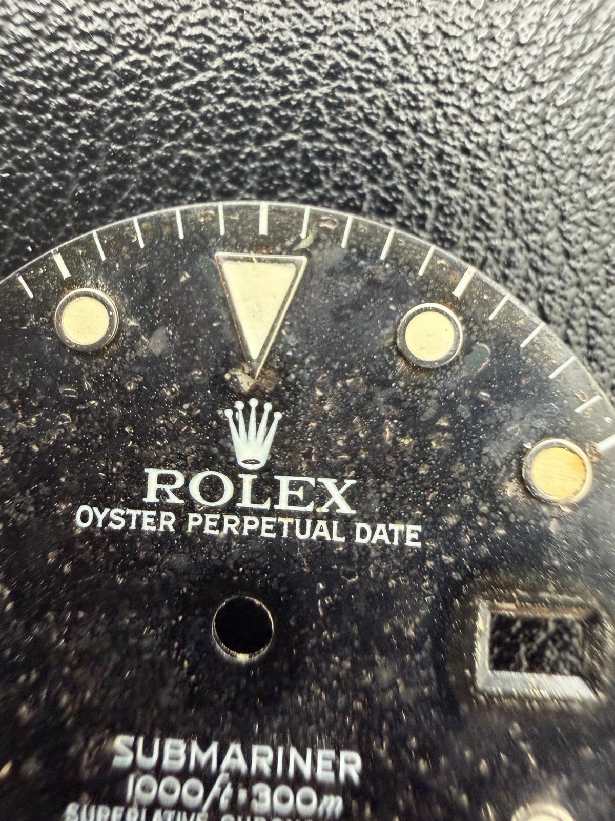 Genuine Rolex Submariner 40mm Black Tritium Dial 16800 168000 16610