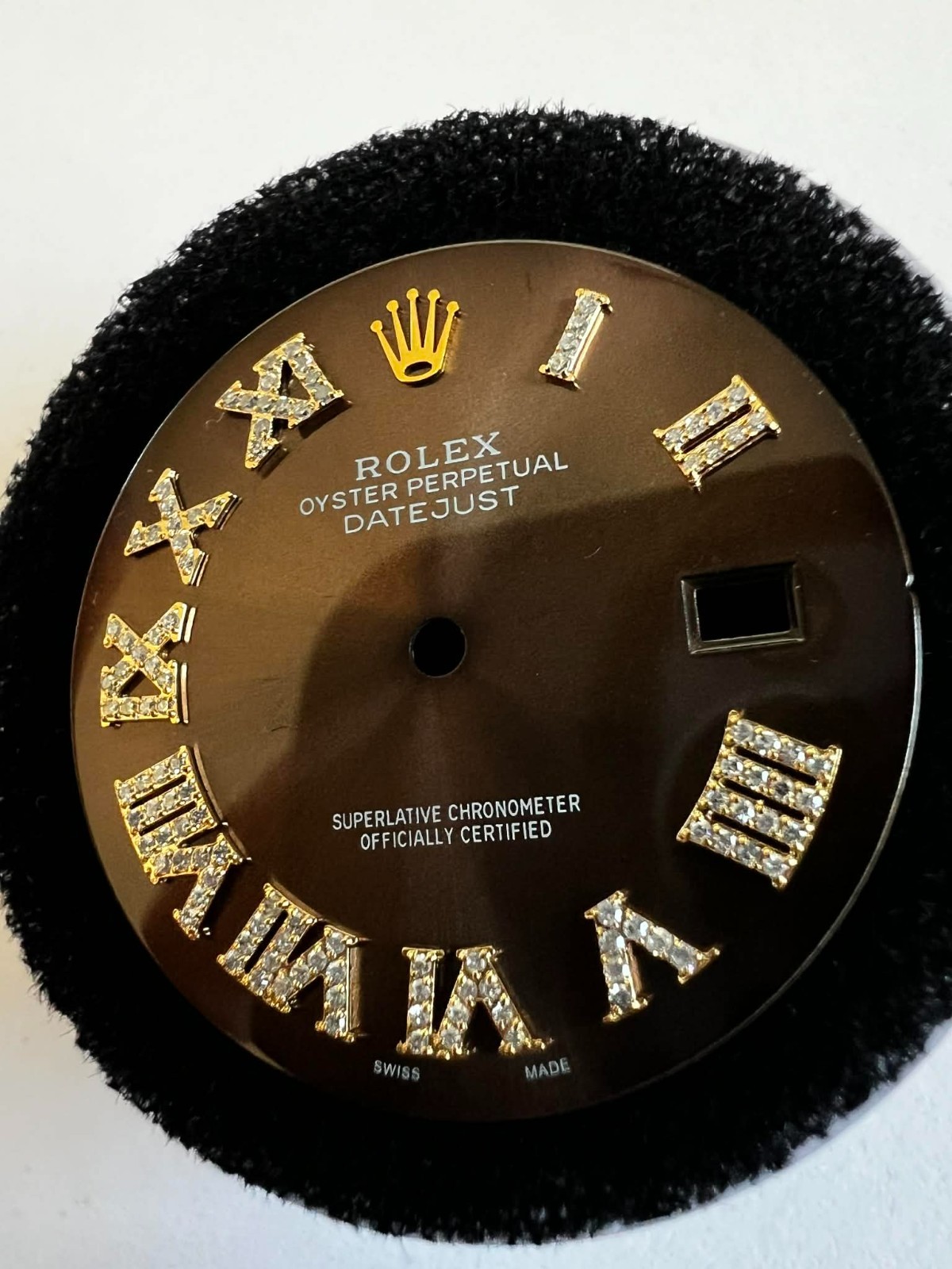 Rolex Datejust 41mm Custom Brown/ Yellow Gold Roman Markers Dial