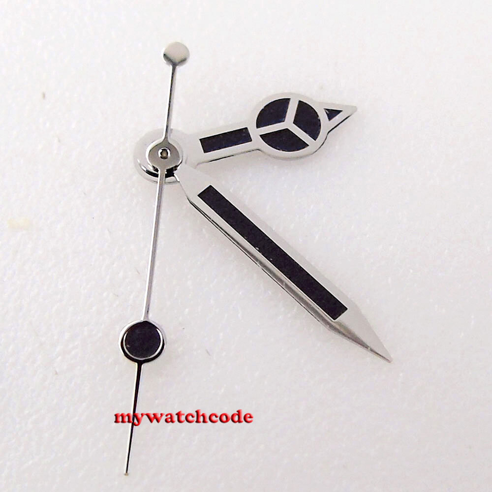 Black Edge Black Gray Watch Hand Fit Japan NH35 NH36 7S26 movement