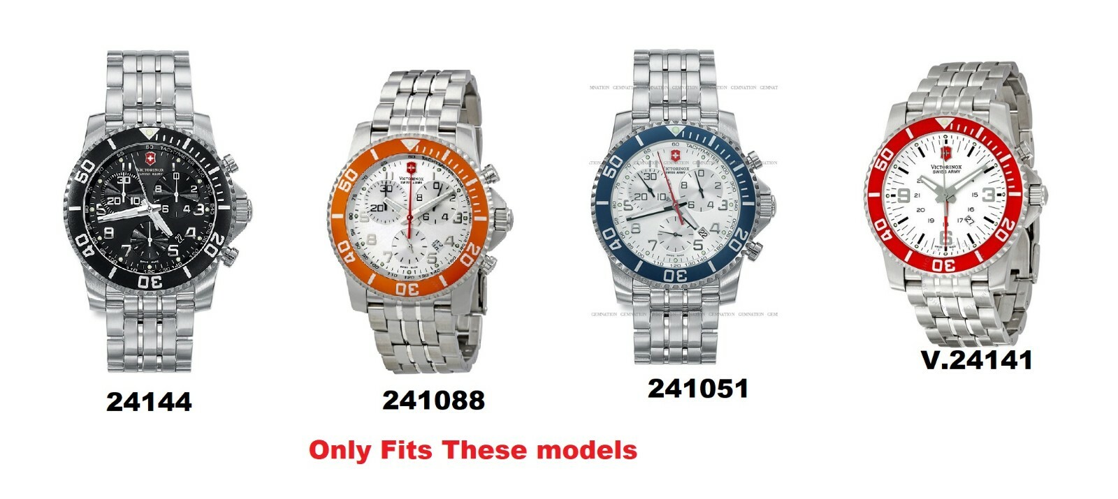 Swiss Army Victorinox Maverick II Chronograph Men’s Case End Link 22mm Wide