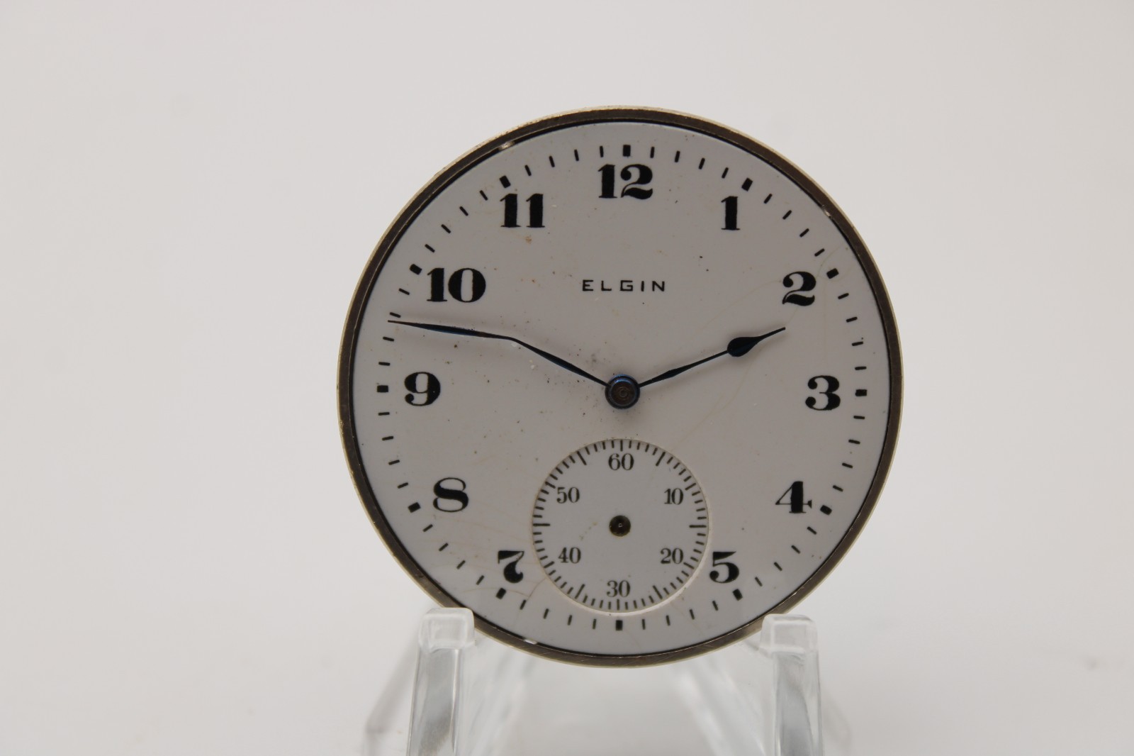 1917 ELGIN POCKET WATCH MOVEMENT 19625919 GRADE 303 12s 7j (FE3)