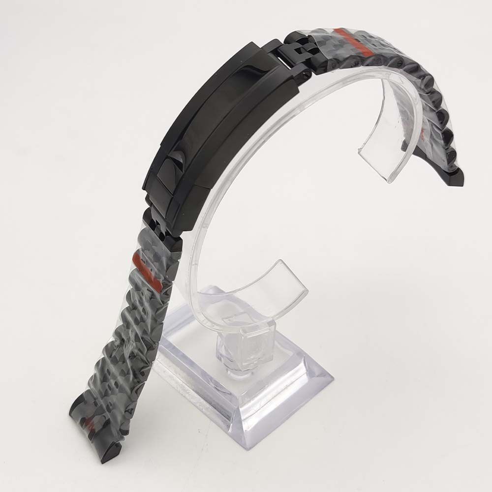 20mm Stainless Watch Strap Folding Clasp Strap Adjustable Strap Watch Accessorie