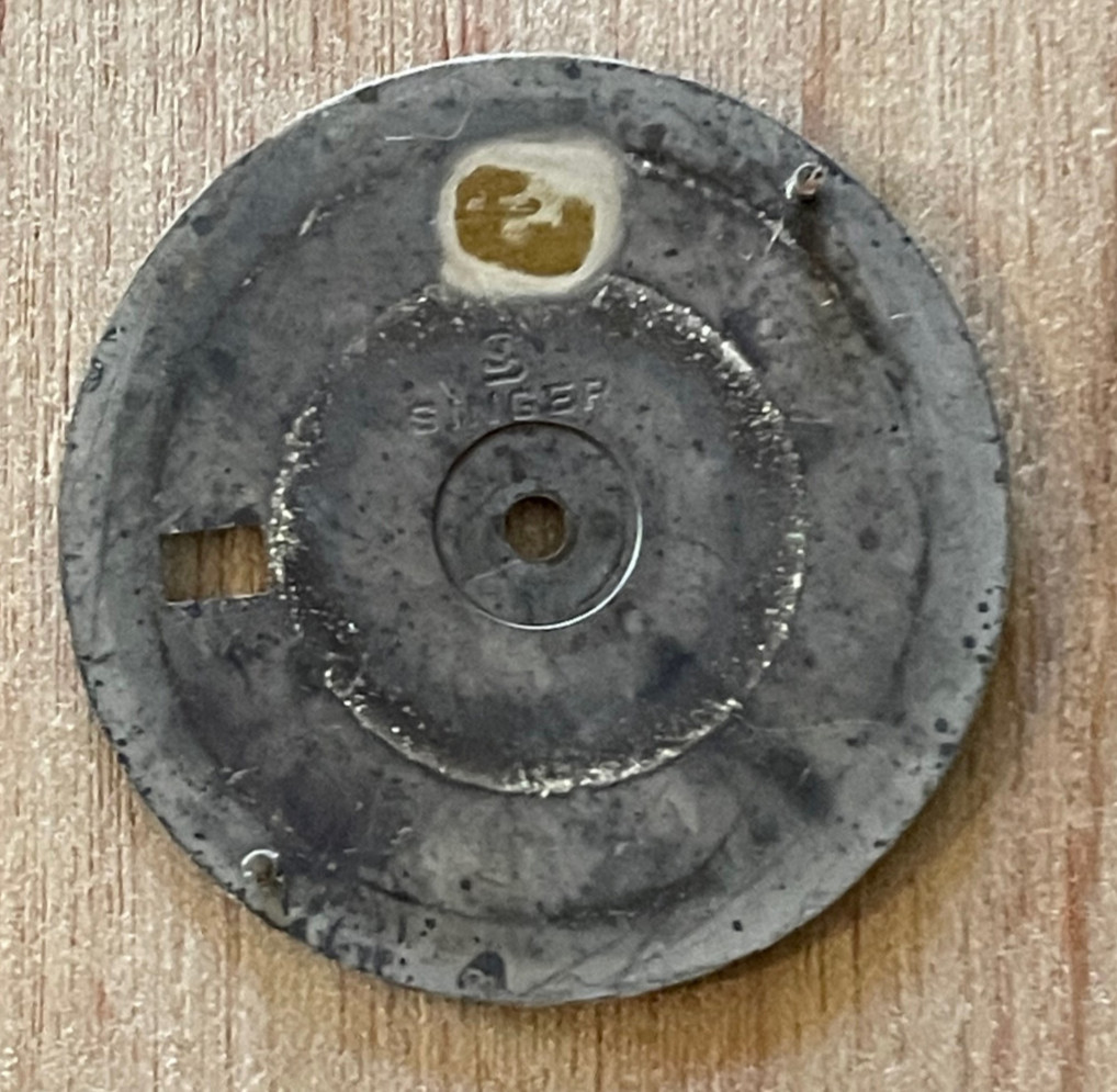 Vintage Rolex Oysterdate Precision Watch Dial for 6694 Gray Blue