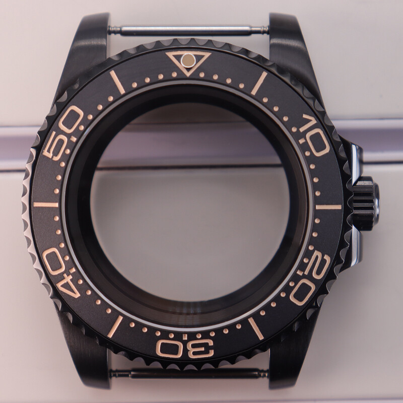 Watch Repair 40mm Dive Case Sapphire Glass Fits Seiko NH35 NH36 NH38 Movement