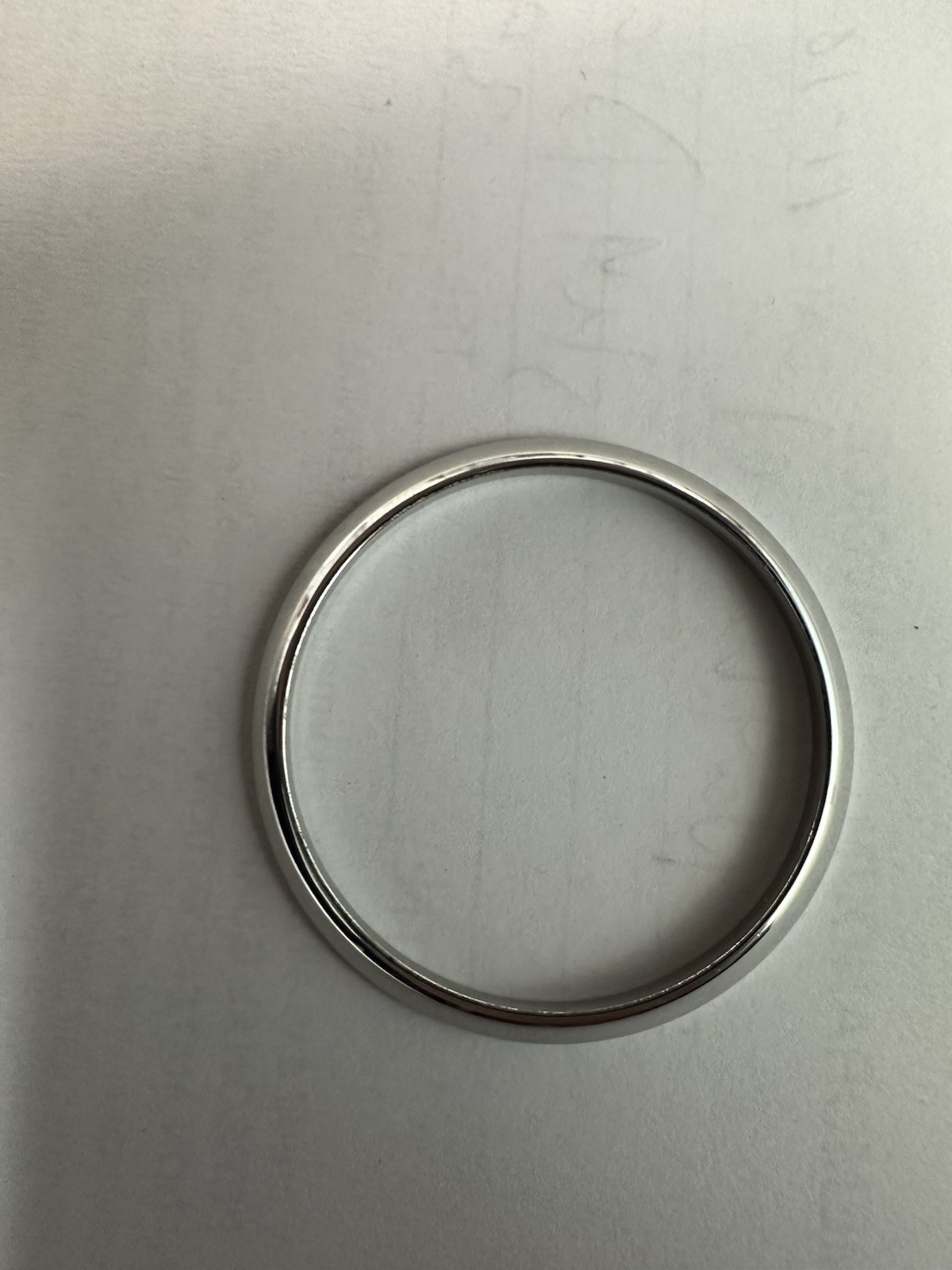 Genuine S/Steel Plain Dome ROLEX Bezel for Ref. 116200 in Excellent Condition