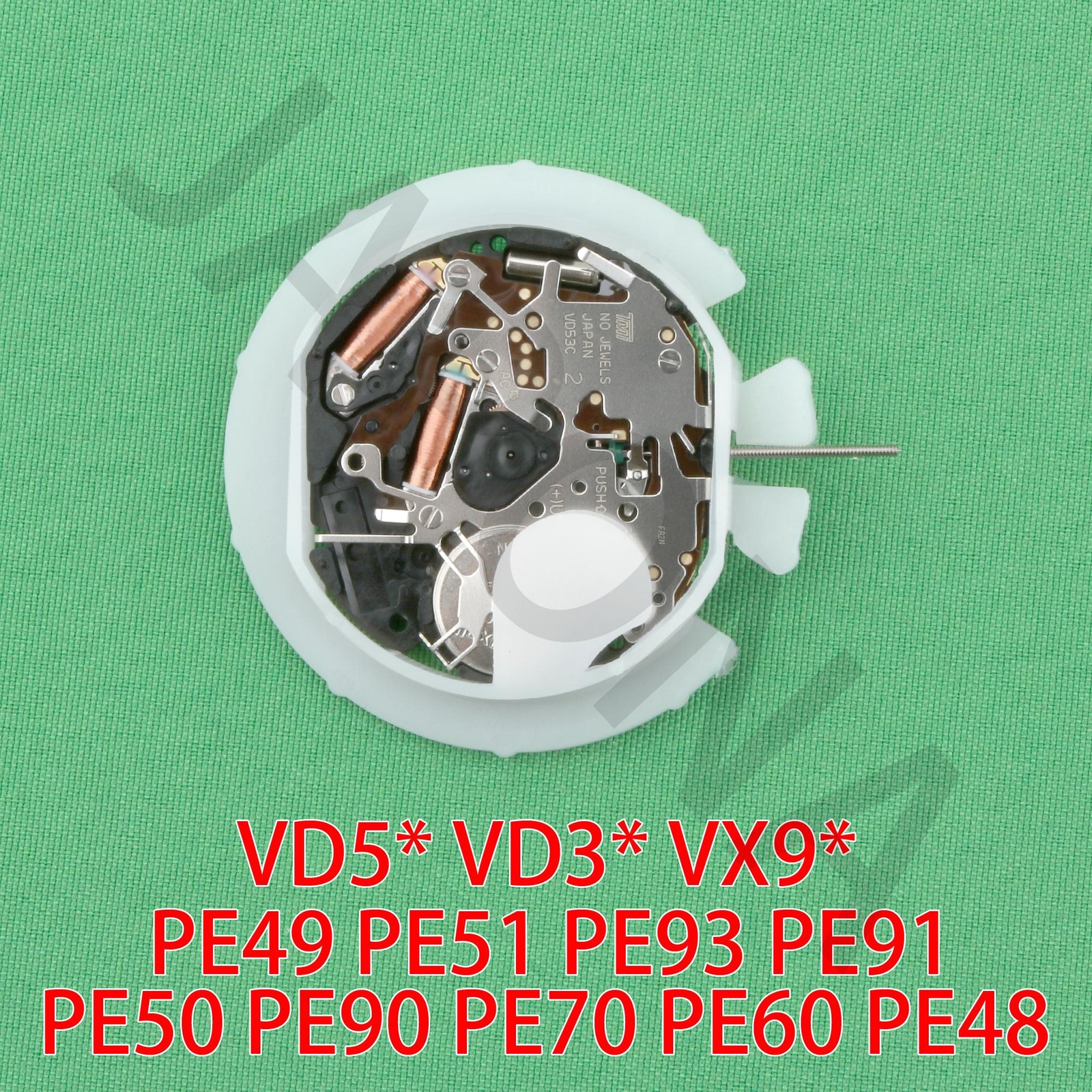 Plastic Watch Movement Spacer PE50 PE90 VD53 Vk Dial Holder Case Support Ring