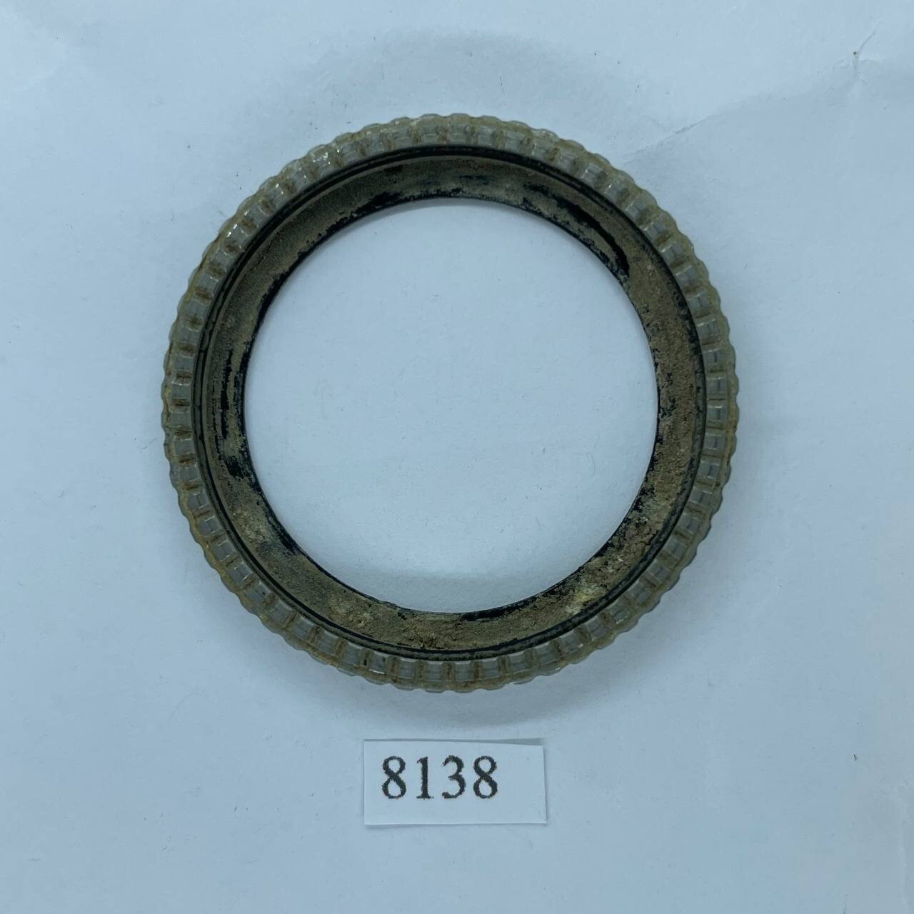 USED SEIKO MIDSIZED BEZEL INSERT 4205-015B / 015K / 015T / 015V WATCH BVT08138