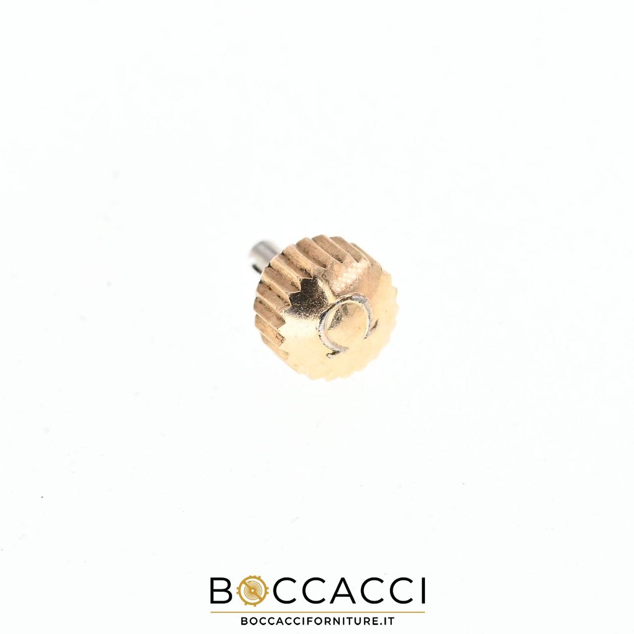 Omega rose gold crown Ø4.50mm, tube 2.00mm (EXCELLENT CONDITION)