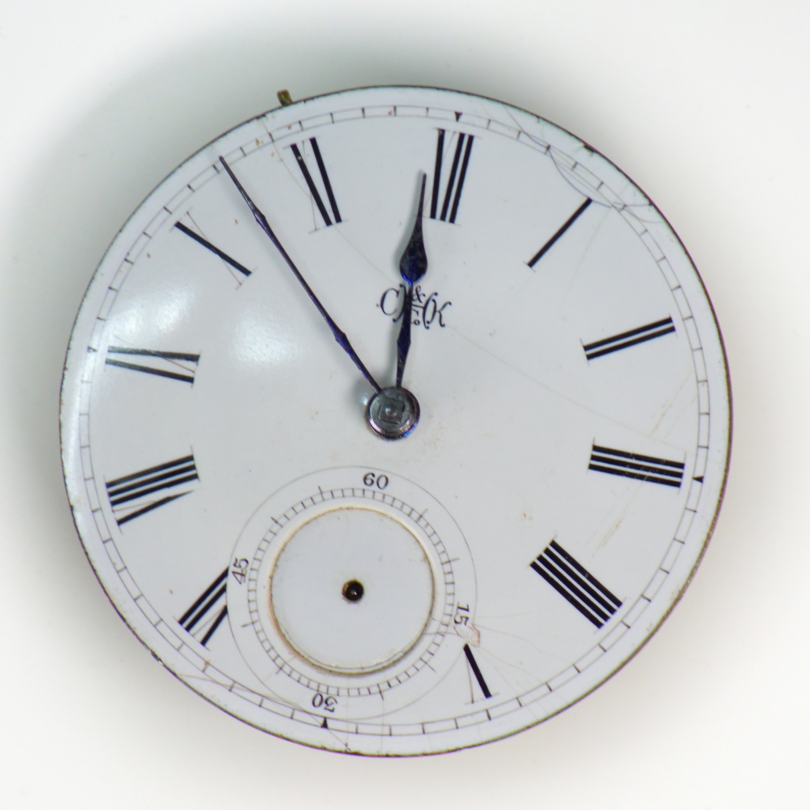 Illinois 18s, Skeleton Balance, Private label Comet, Pocket Watch Movement