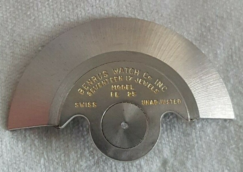 Benrus (ETA Caliber 2452) Model FE 25 Part Number 1143/1 (Rotor Weight)