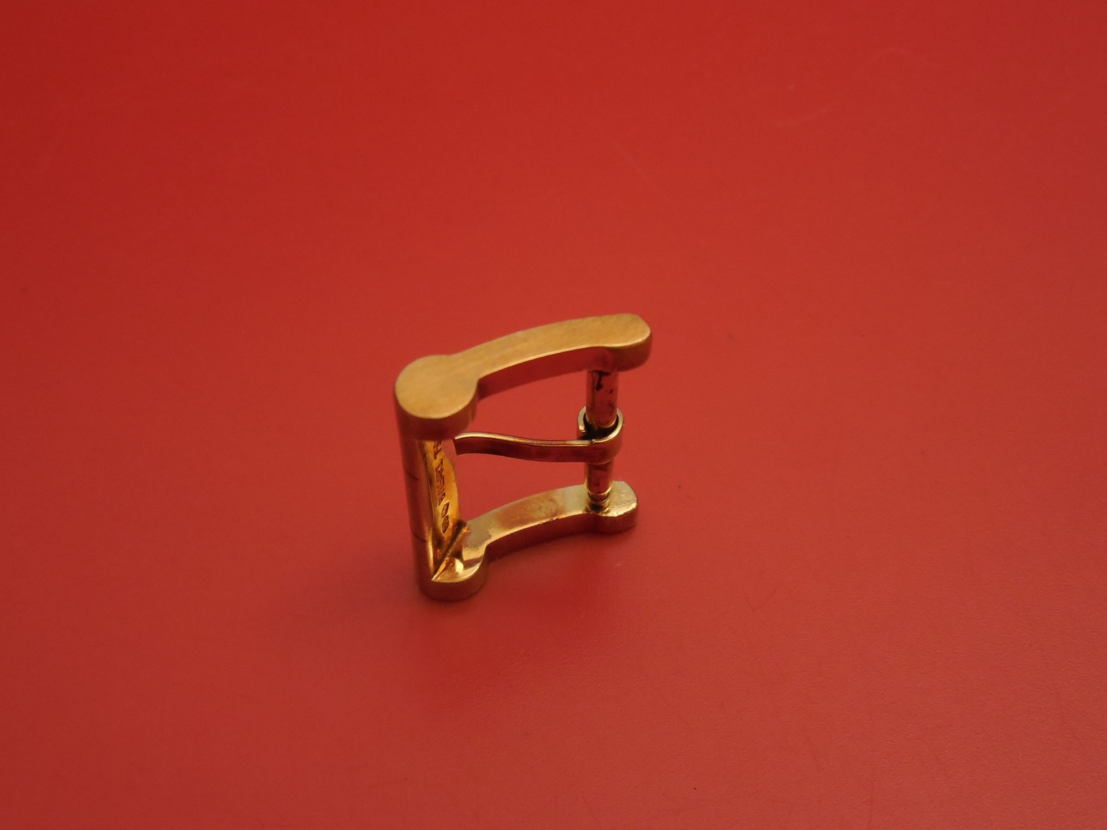 BVLGARI SOLID 18K GOLD 16MM / 20MM TANG BUCKLE FOR LEATHER STRAP BAND BRACELET