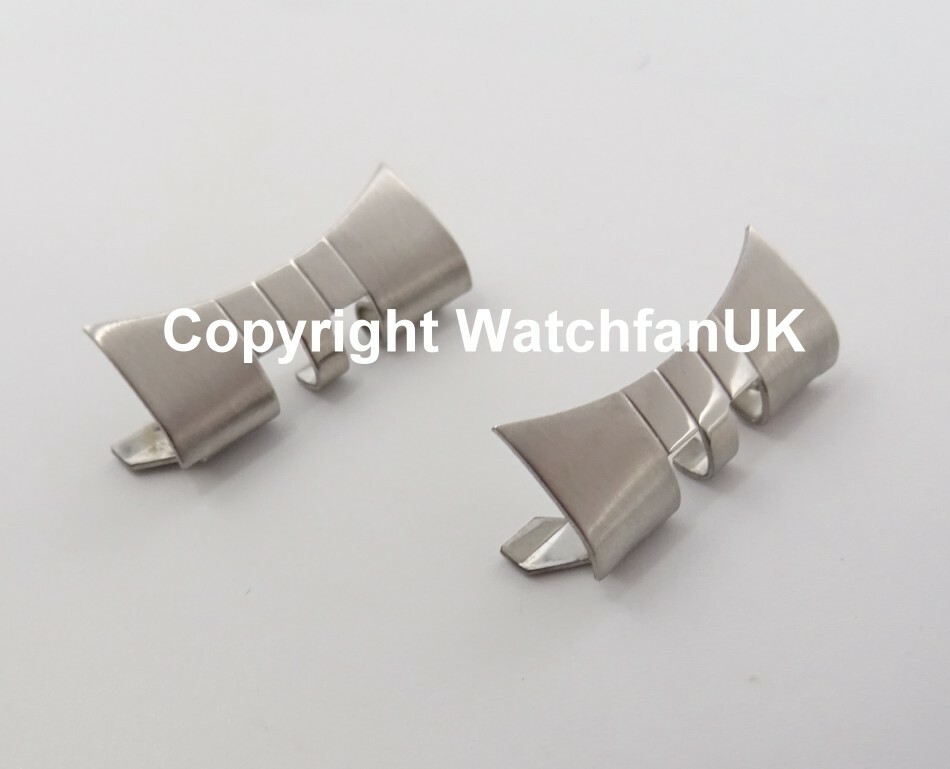 Jubilee Bracelet End Pieces Straight Curved Silver Gold 2-Tone Rose Gold