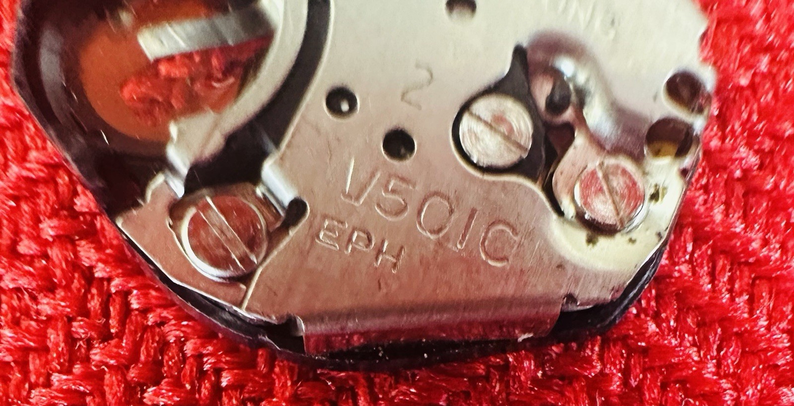 Seiko V501C Quartz Movement Hong Kong EPH Factory-Built Watch Part V501