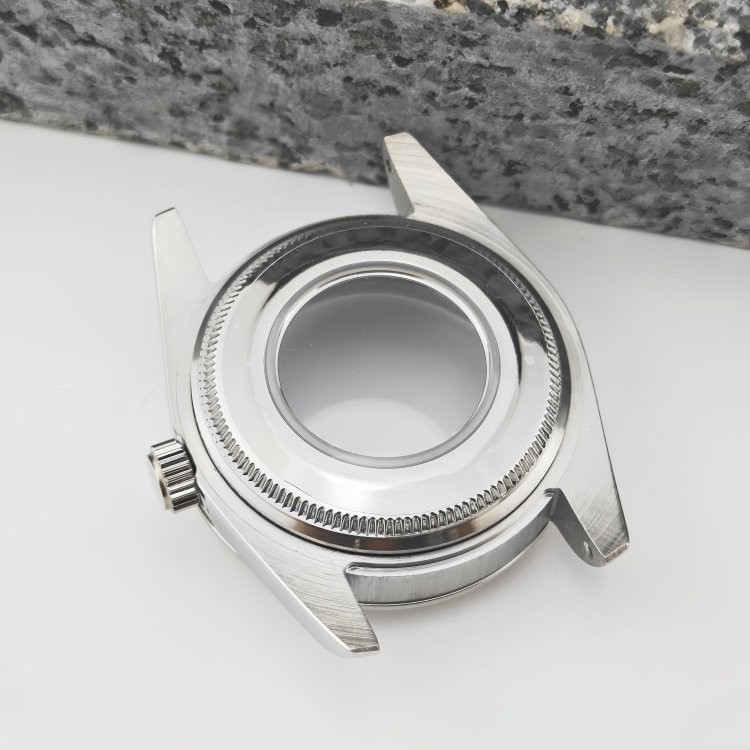 31mm Matte Sandblasted Watch Case Sapphire Glass For NH05 NH06 Movement