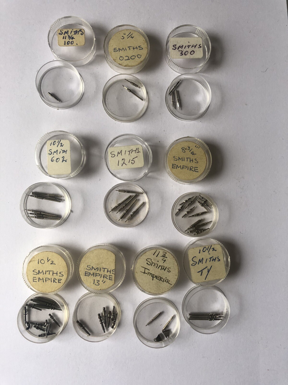 EB,Lanco,Movado,MST,Oris,Peseux,Poljot,PUW,Unitas +Vintage Watch Stems (NOS).