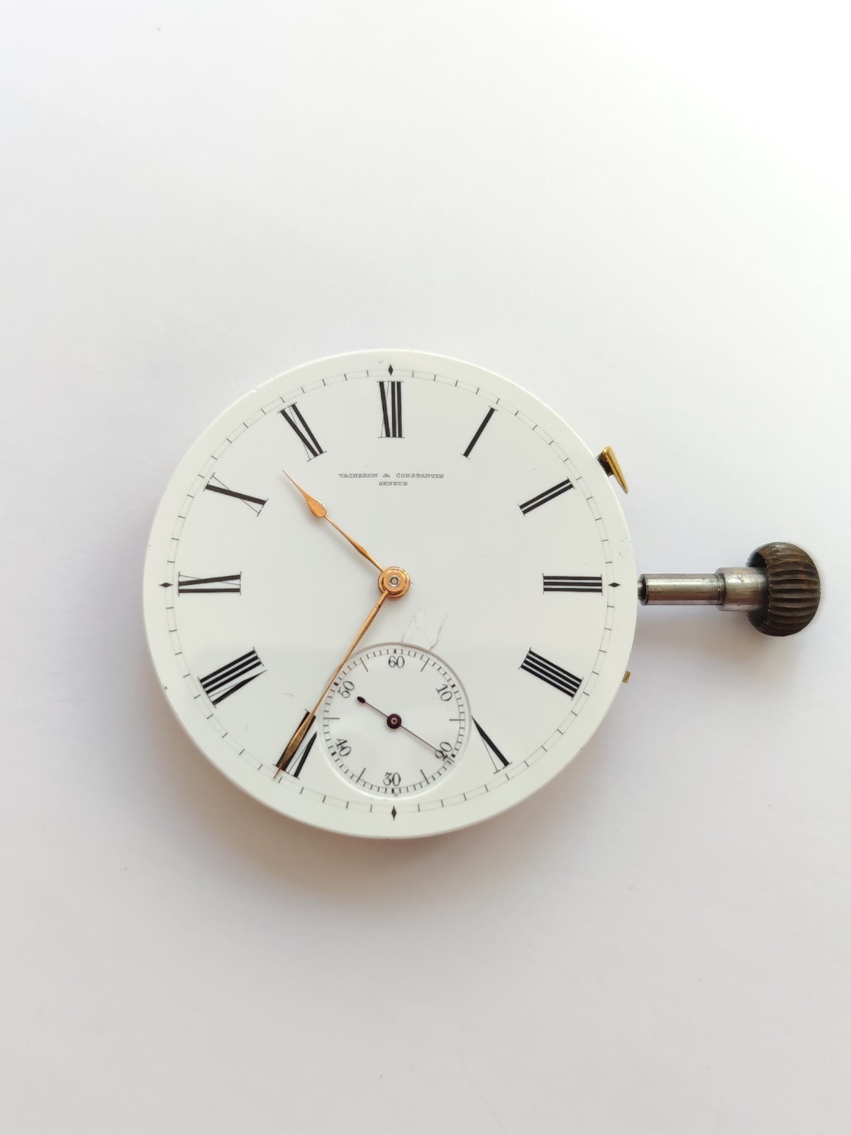 Perfect Vacheron Constantin pocket watch movement – Working. (R-2593)