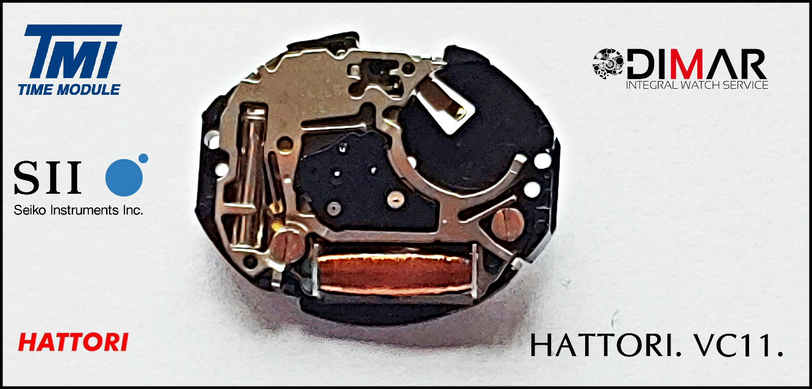 HATTORI TMI CALIBER VC11 WATCH MOVEMENT QUARTZ