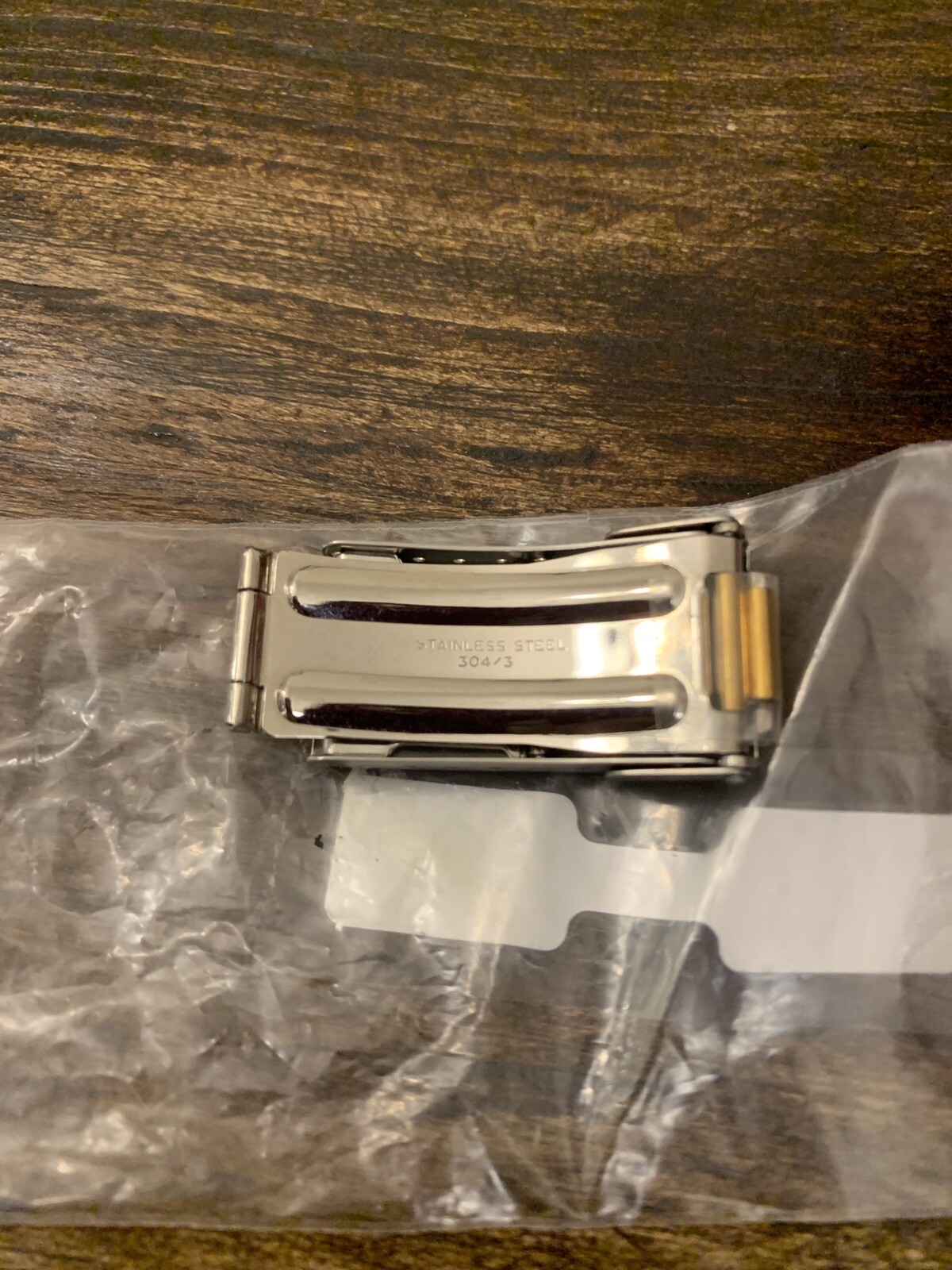 TAG Heuer 16 mm Watch Bracelet Clasp Buckle 304/3 2-Tone Mat S/S Authentic OEM