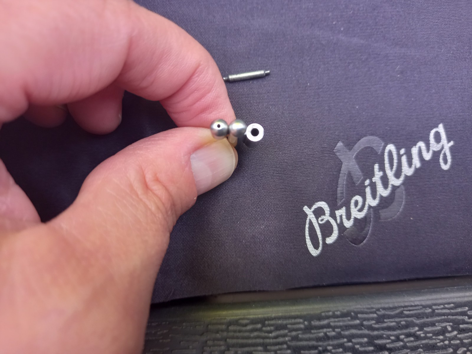 20mm Breitling Rouleaux Satin Steel Link Mesh