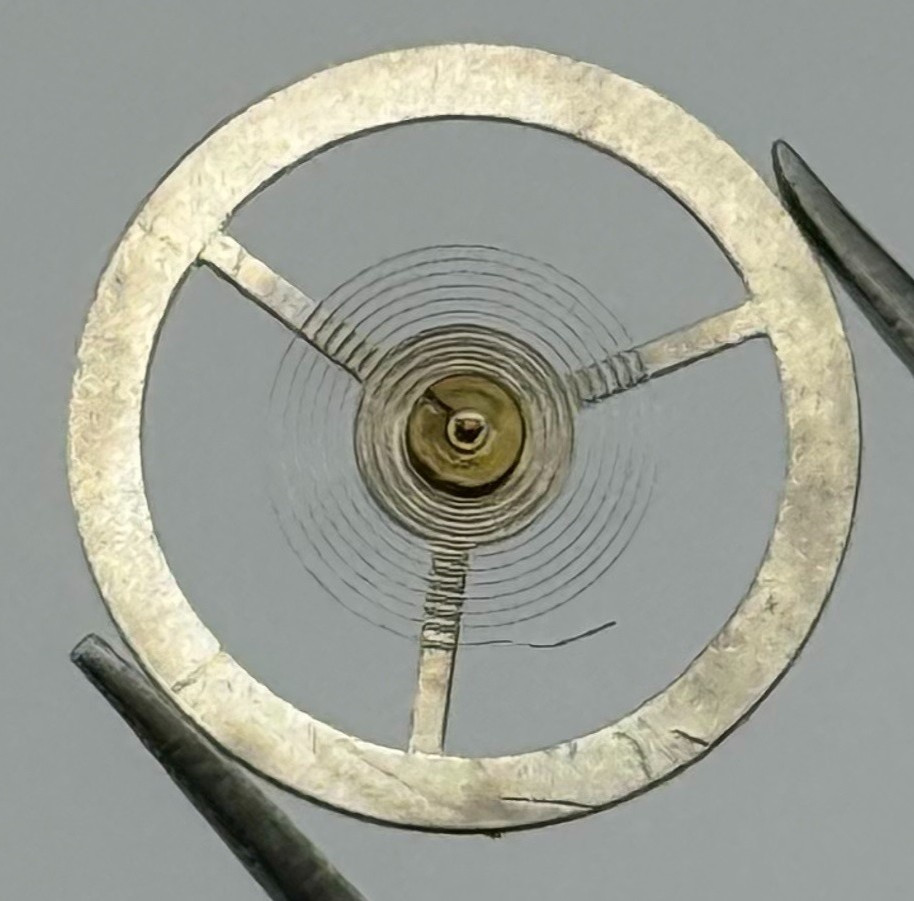 EB 8800 Balance Wheel Complete And Spring 12’’’ 1309 Watch Movement Parts NOS