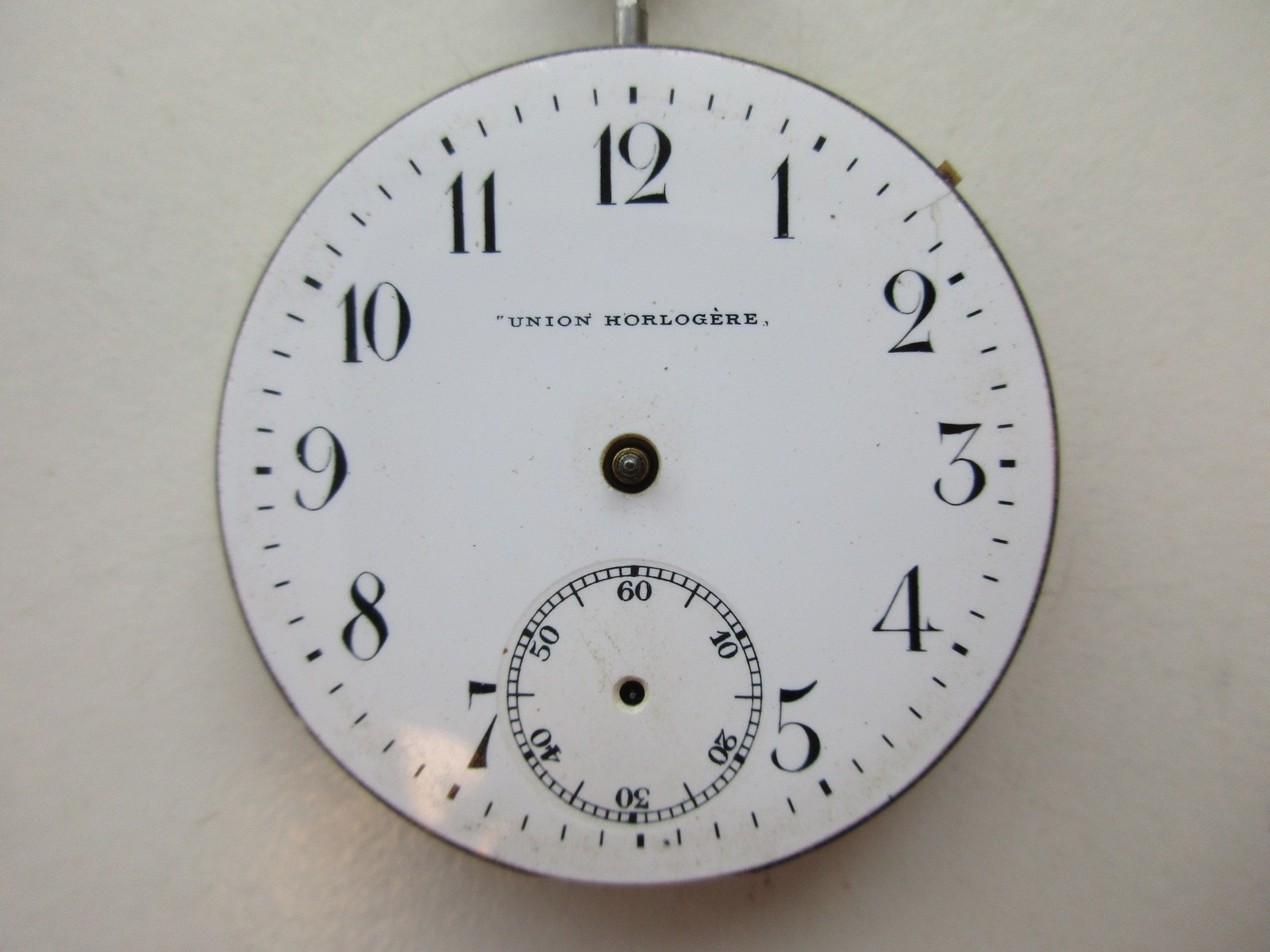 Union Pocket watch movement diam. 40.3 mm crown wind (at 12) – running