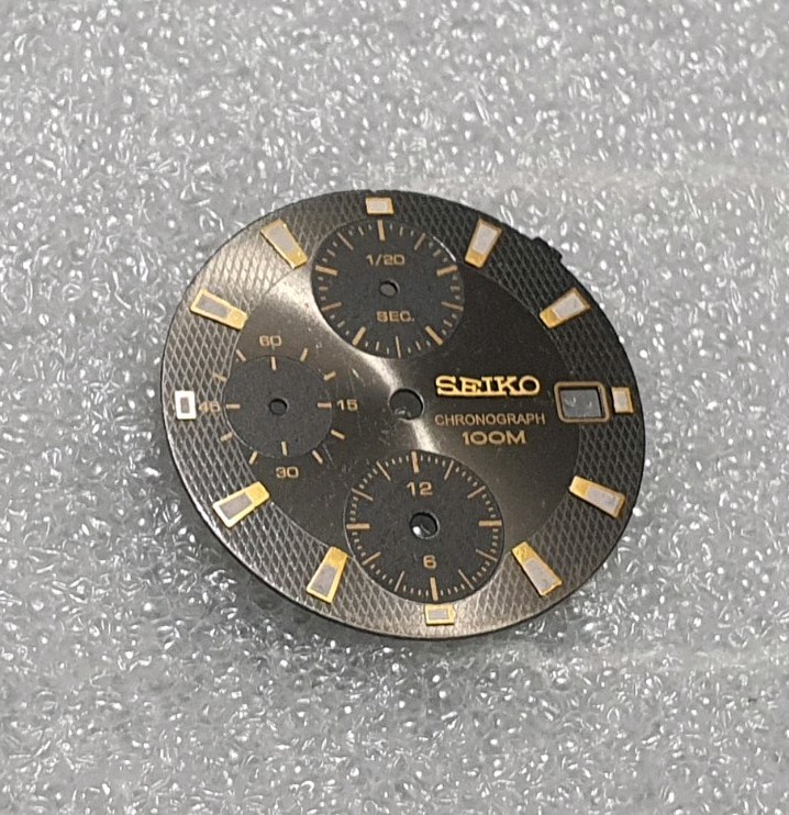 Seiko Chronograph 7T92-0LC0 Watch Dial Part Genuine Seiko Dial Part