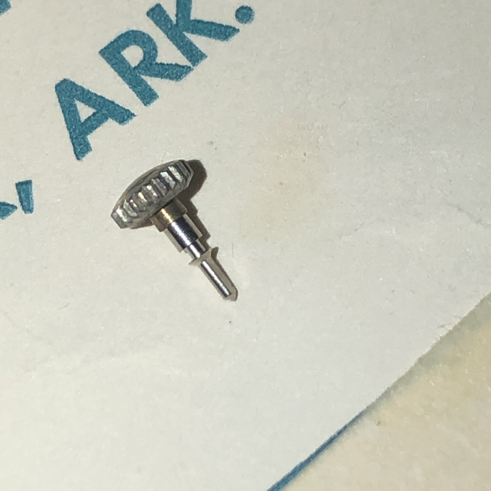 Genuine Timex Stem and Crown Assembly 082-060019 Silver tone