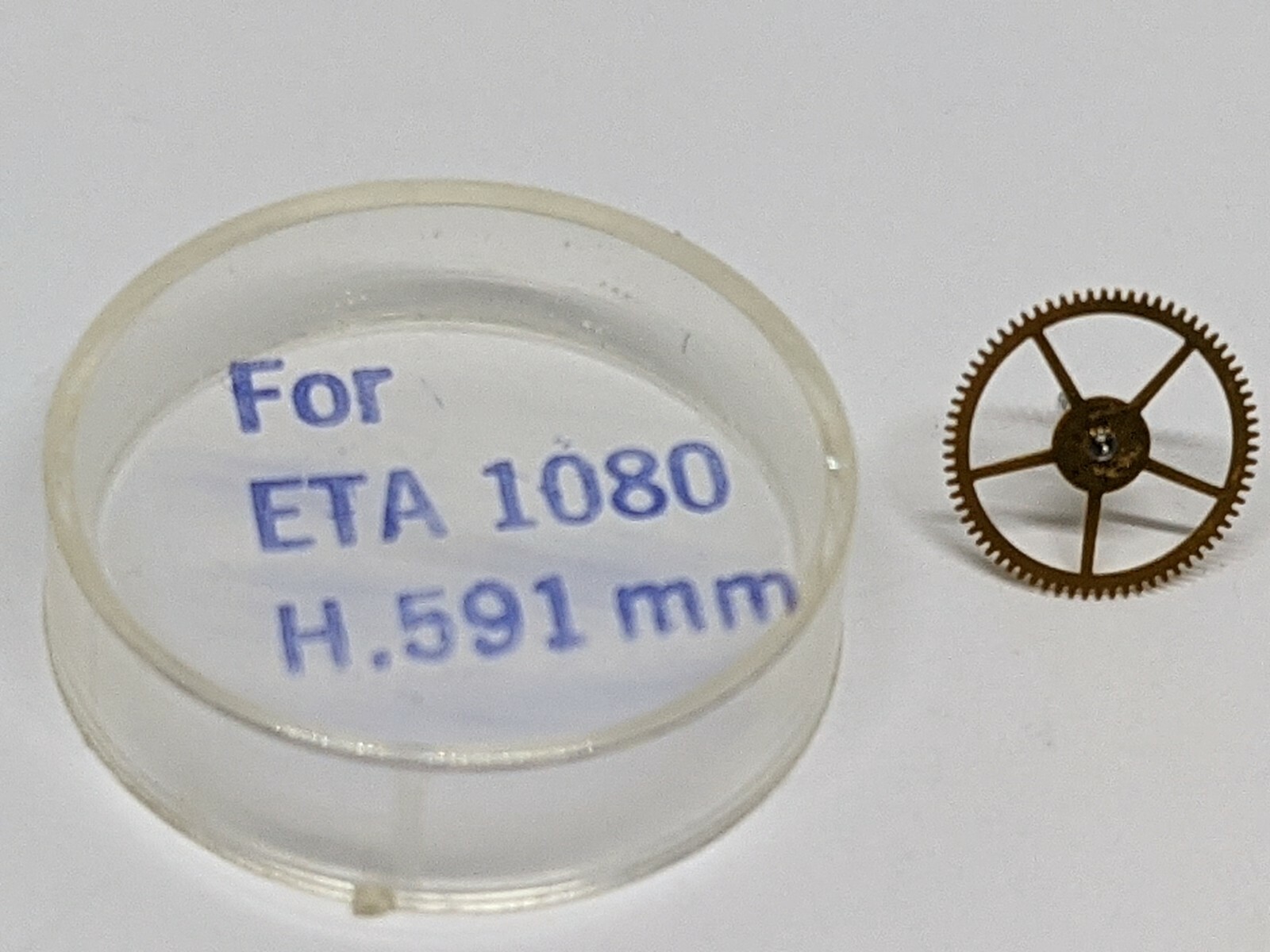ETA Caliber 1080 part 227 Sweep Second wheel Ht. 5.91mm x 1 piece