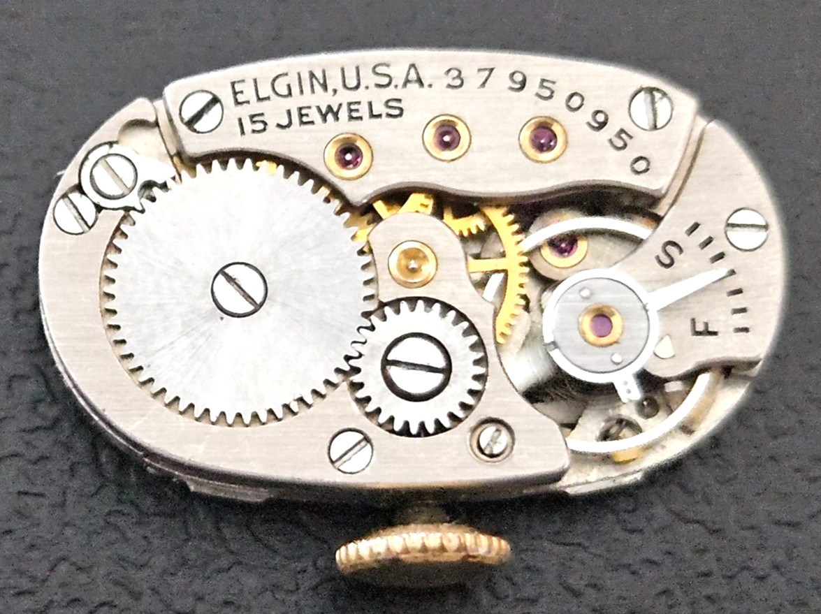 ELGIN 541 15J Watch Movement (REMOVED FROM GOLD CASE/BALANCE RUNS) LOT.325