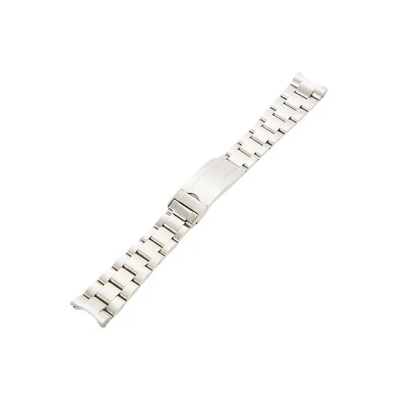 Silver Watch Strap Band Replacement to fit Rolex Submariner, Daytona, GMT 20mm