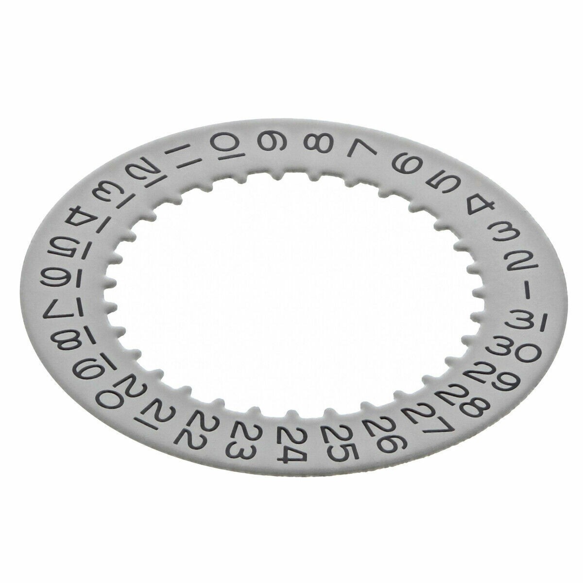 MOVEMENT GREY SILVER COLOR UNIQUE COLOR DATE DISC FOR ROLEX 3135, 3155, 16203