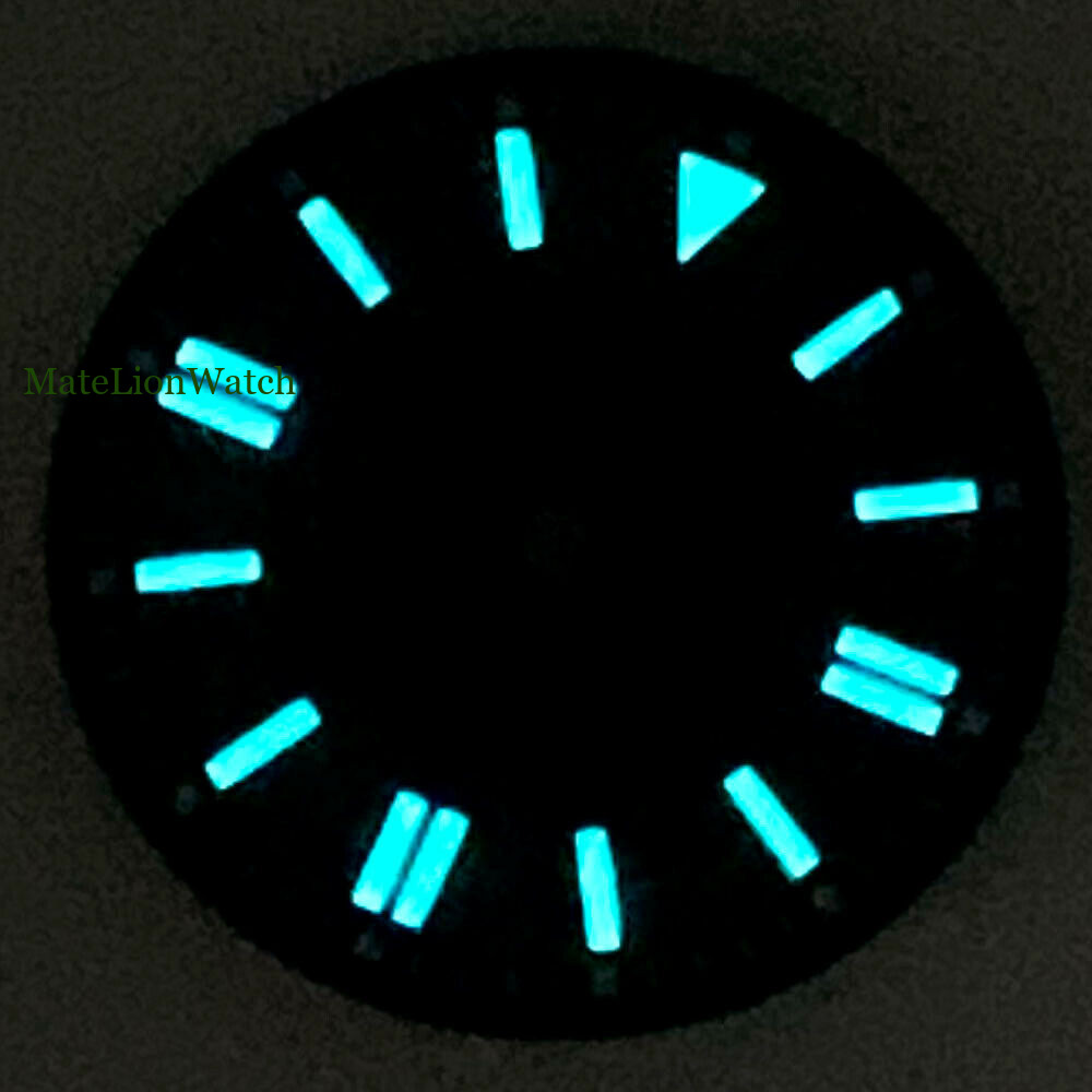 31mm/28.5mm For NH35 Miyota8215 821A ETA 2824 DG2813 Watch Dial +Hands Blue Lume