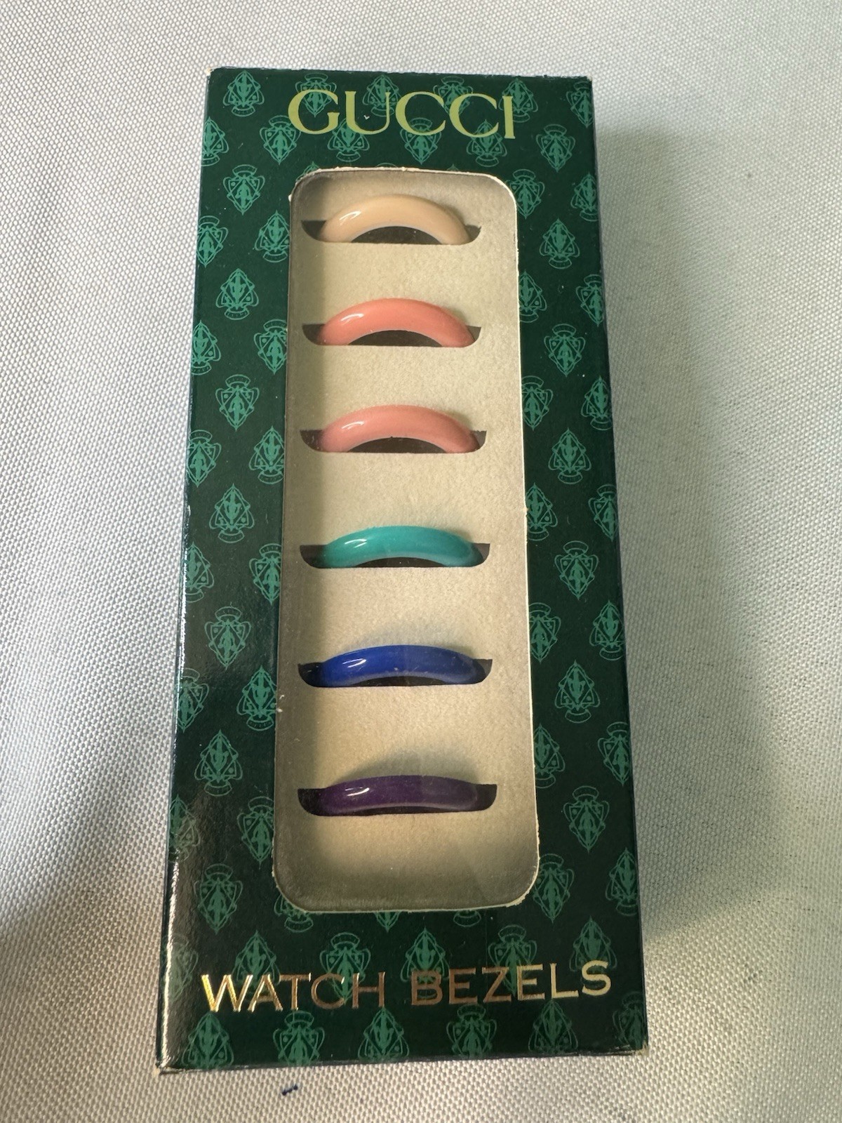 GUCCI Change Bezel 6 Contemporary Colors Bezel Authentic Rare In Box